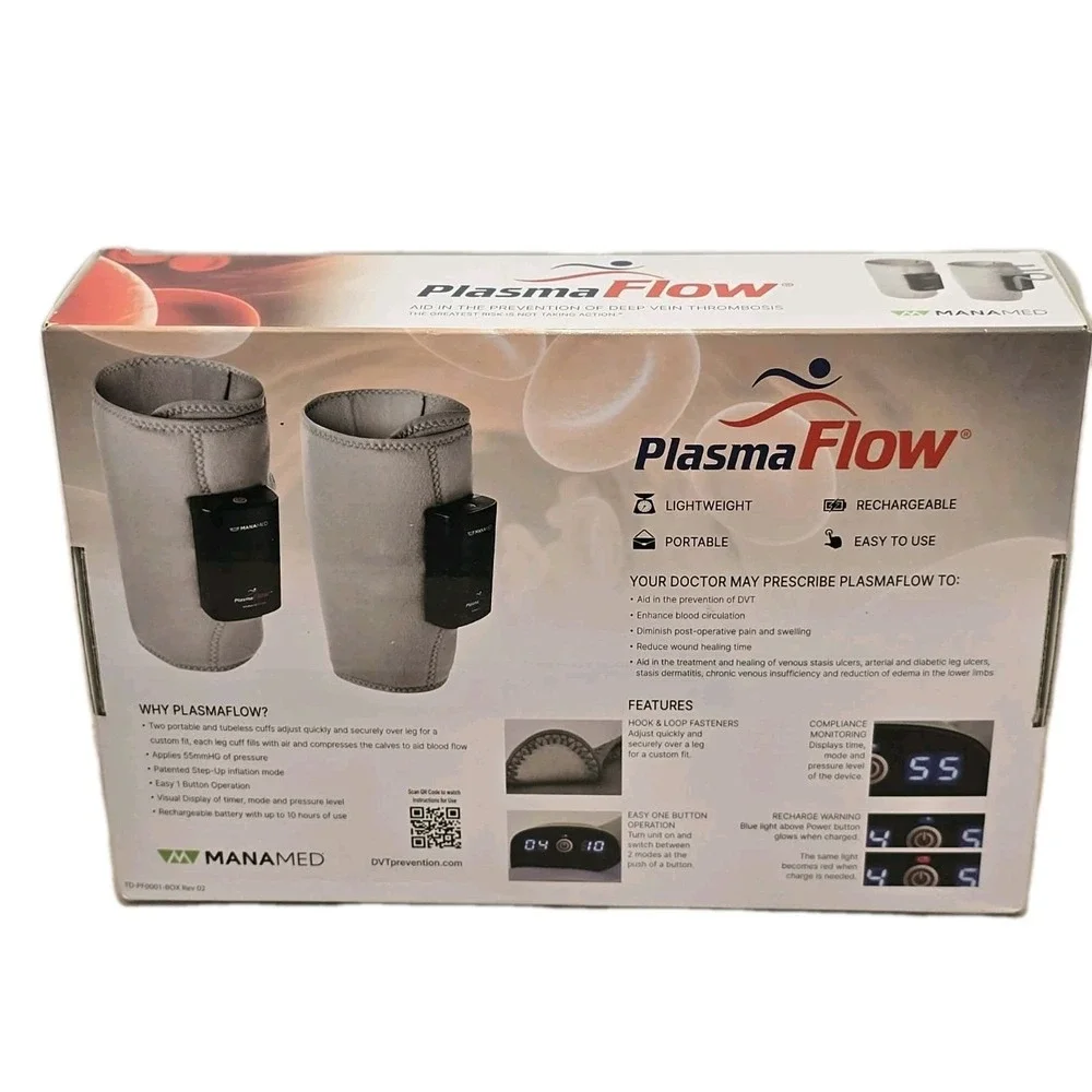 ✨ Open Box Rechargeable Leg Wrap Massager System Portable